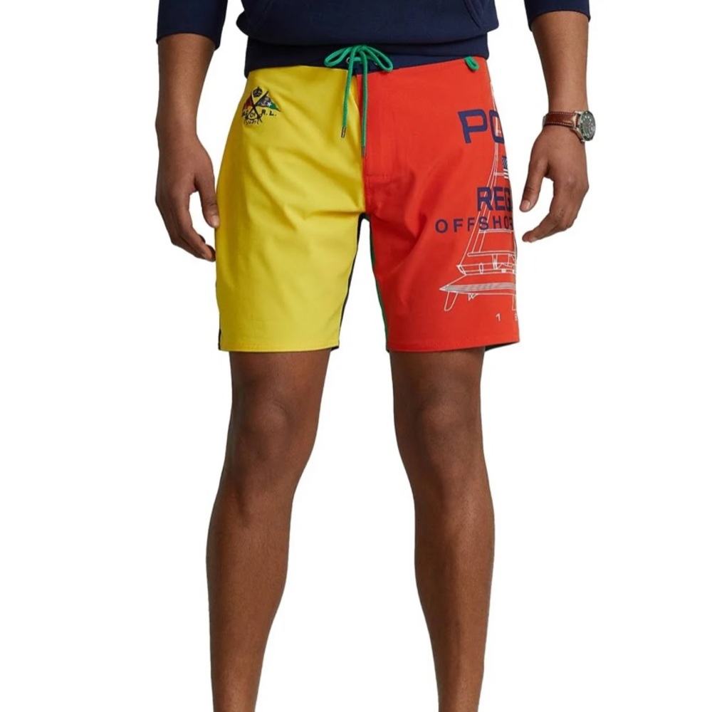 Polo: Palm Island swim trunks